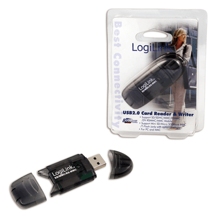 Logilink | Cardreader USB 2.0 Stick external for MMC, RS-MMC, SD and SD HC – nuotrauka 1