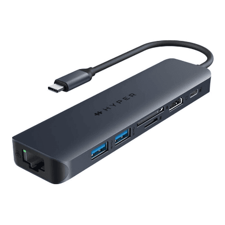 Hyper | HyperDrive EcoSmart Gen.2 Universal USB-C 7-in-1 Hub w 100 W PD Power Pass-thru – image 1