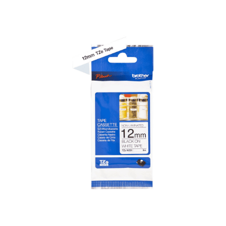Brother TZe-N231 Labelling Tape Cassette – Black on White, 12mm wide, 8m long · Brother · Brother – image 1
