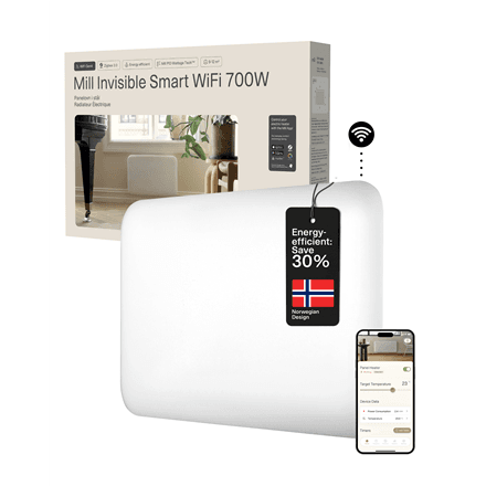 Mill Invisible Smart WiFi Heater · PA700WIFI4 · Panel Heater – nuotrauka 1