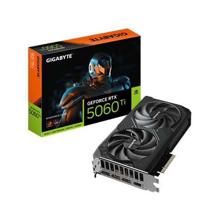Gigabyte GeForce RTX 5060 Ti WINDFORCE OC 8G · NVIDIA · 8 GB – nuotrauka 1