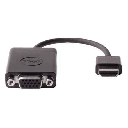 Dell | Adapter HDMI to VGA | 470-ABZX | Black | HDMI - Male | HD-15 (VGA) - Female – image 1