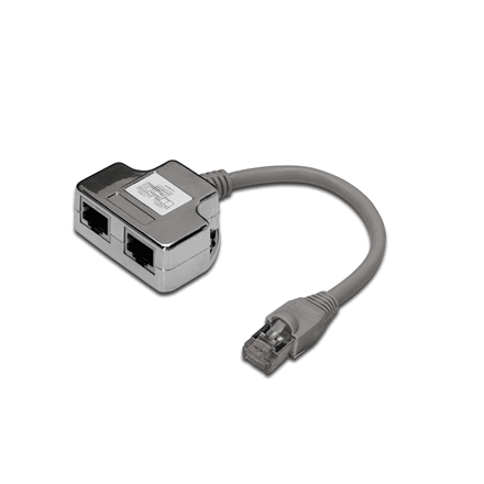 Digitus CAT 5e patch cable adapter, 2x CAT 5e, shielded – nuotrauka 1