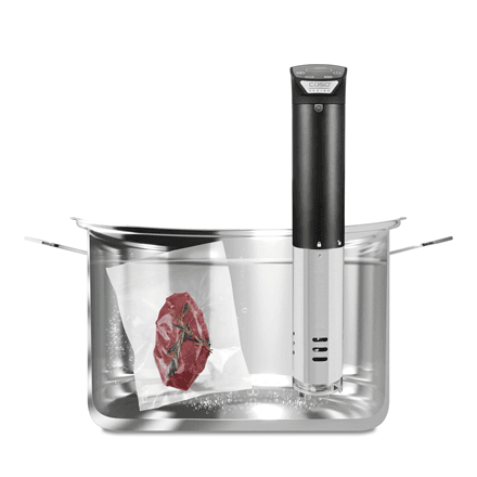 Caso | SousVide cooker | SV 1200 Smart | 1200 W | Stainless steel/Black – image 1