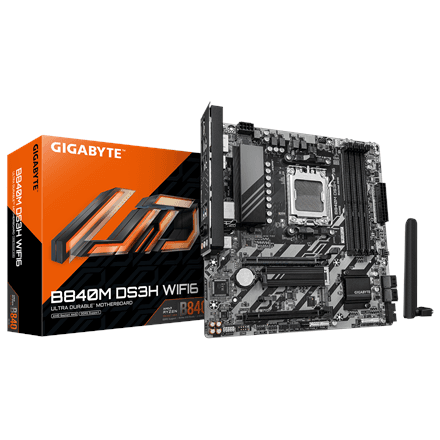 Gigabyte B840M DS3H WIFI6 (rev. 1.1) · Processor family AMD · Processor socket AM5 – image 1