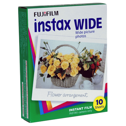 Fujifilm | Instax Wide Glossy (10pl) Film | 108 x 86 mm | Quantity 10 – image 1