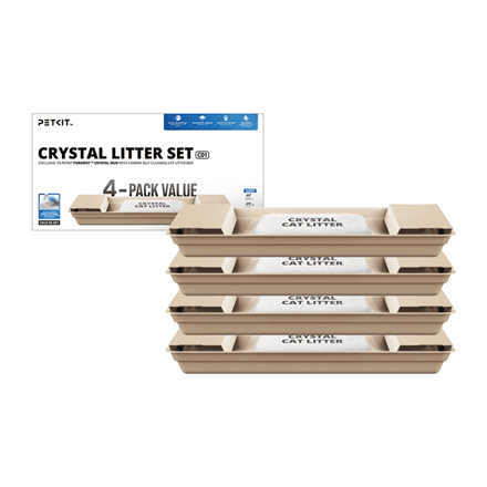 PETKIT Crystal Litter for Purobot Crystal Duo, 4 bags – nuotrauka 1