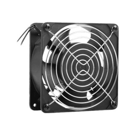 Lanberg Fan for 10"/19" rack wall-mount cabinet 230V, 120x120x38 mm | AK-1501-B | Black – nuotrauka 1
