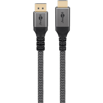 Goobay 65269 Adapter Cable | DisplayPort to HDMI | 2 m – image 1