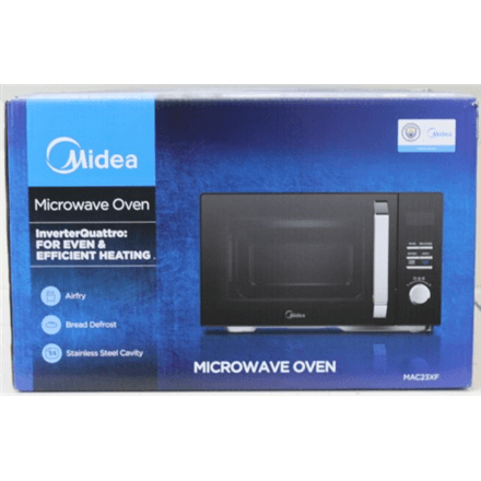 SALE OUT. Midea MAC23XF Microwave oven with Grill, Convection and Airfry, 23 L, Digital control, Black · Midea Microwave Oven · MAC23XF – image 1