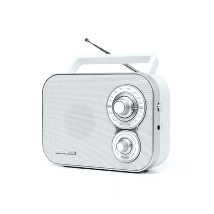Muse | Portable Radio | M-051RW | AUX in | White – nuotrauka 1