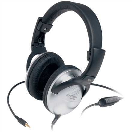 Koss | Headphones | UR29 | Wired | On-Ear | Black/Silver | Noise canceling – image 1