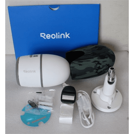 SALE OUT. Reolink Go Series G330 2K 4MP 4G LTE Wireless Battery Camera with Person/Vehicle Detection, White · Reolink · Camera – nuotrauka 1