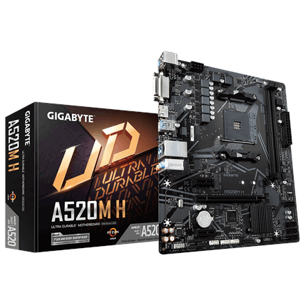 Gigabyte A520M H 1.0 – nuotrauka 1