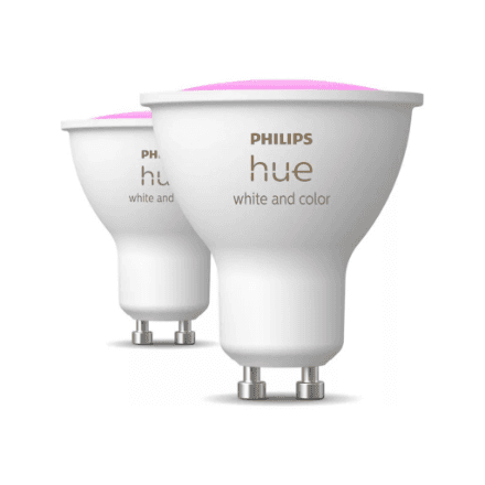 Philips Hue Smart Spotlight, 2pcs pack | GU10 | 4.2 W | Warm to cool white and color – nuotrauka 1