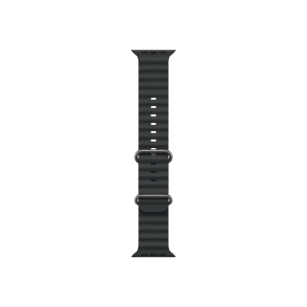 Apple | 49mm Black Ocean Band - Natural Titanium Finish – nuotrauka 1