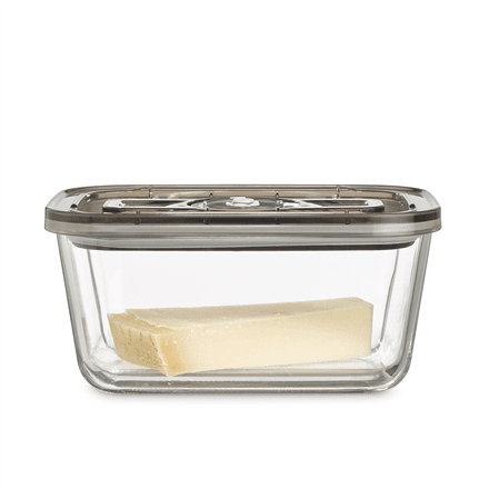 Caso | Glass Vacuum Container with Plastic Lid | VacuBoxx Eco L | Transparent – nuotrauka 1
