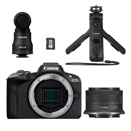 Canon EOS R50 + RF-S 18-45mm CREATOR KIT (SIP) – nuotrauka 1