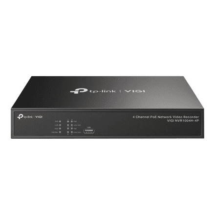 TP-LINK | PoE+ Network Video Recorder | VIGI NVR1004H-4P | 1 | 4-Channel – nuotrauka 1