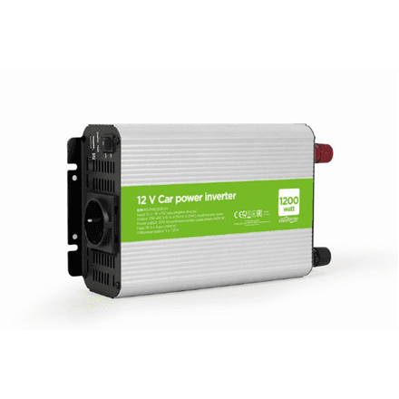 EnerGenie | 12 V Car power inverter, 1200 W | EG-PWC1200-01 – image 1