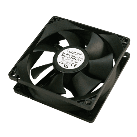 Logilink | FAN103 | Black | Case fan – image 1