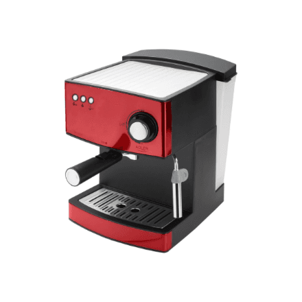 Adler | AD 4404 r | Pump pressure 15 bar | Semi-automatic | 850 W | Red – nuotrauka 1