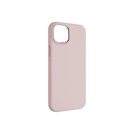 Fixed | MagFlow | Back cover | Apple | iPhone 15 | Liquid silicon | Pink – nuotrauka 1