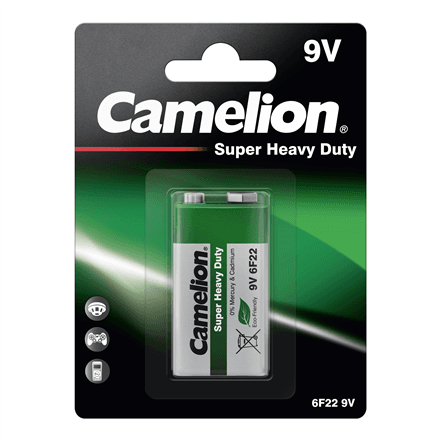 Camelion | 6F22-BP1G | 9V/6F22 | Super Heavy Duty | 1 pc(s) – nuotrauka 1
