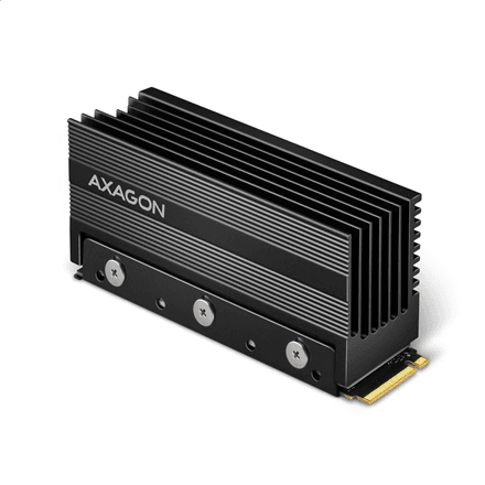 AXAGON Passive aluminum heatsink for single-sided and double-sided M.2 SSD disks, size 2280, height 36 mm | CLR-M2XL – nuotrauka 1