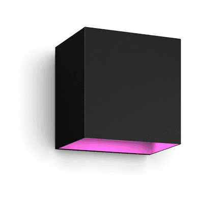 Philips Hue WCA Resonate Outdoor Downward Wall Lantern, Black · 8 W · 2000-6500 Hue White Colour Ambiance – nuotrauka 1