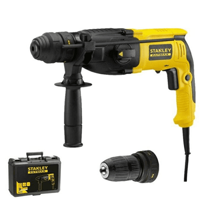 Stanley 2.4J SDS Plus Hammer Drill With Quick Change Chuck, Kitbox – nuotrauka 1