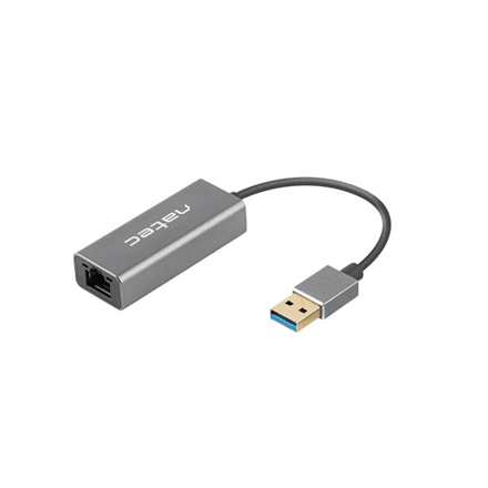 Natec Ethernet Adapter, Cricket USB 3.0, USB 3.0 to RJ45, Black · Natec · Ethernet Adapter Network Card – image 1