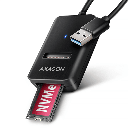 AXAGON USB-A 10Gbps - M.2 NVMe and SATA SSD Adapter | ADM2-AM – nuotrauka 1