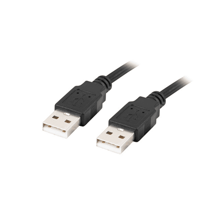 Lanberg | Cable USB-A 2.0 | CA-USBA-20CU-0018-BK | USB Type-A to USB Type-A – nuotrauka 1