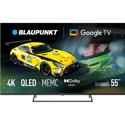 Blaupunkt QLED TV | 55QBG6000S | 55 | Smart TV | Google TV | Black – nuotrauka 1