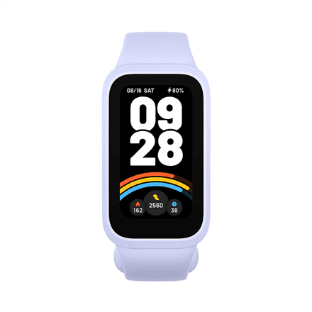 Xiaomi Smart Band 9 Active | TFT | Heart rate monitor | Waterproof | Bluetooth | Purple – image 1
