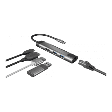 Natec | Multi-Port Adapter | Fowler Go | USB Type-C – image 1