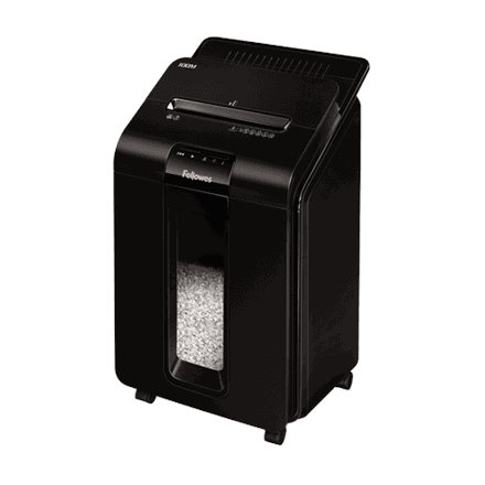 Mini-Cut | AutoMAX 100M | Black | 23 L | Paper shredding | Credit cards shredding – image 1
