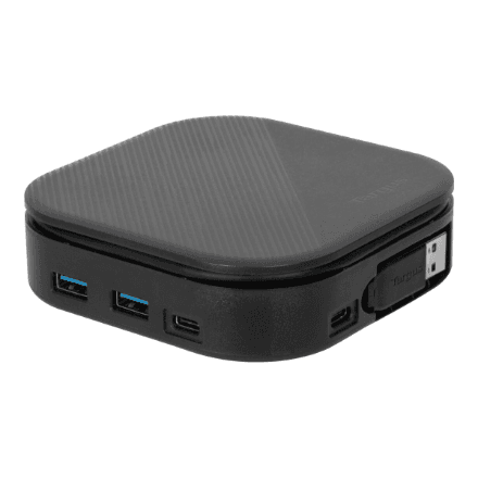 Targus Universal DisplayLink USB-C Dual Monitor Travel Docking Station, 80W – image 1