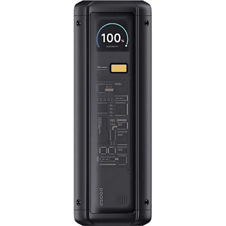 Xiaomi Power Bank | HyperCharge | 25000 mAh | Black – nuotrauka 1