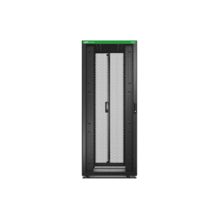 APC Easy Rack 800mm/42U/1200mm , with Roof, castors, feet and 4 Brackets, No Side panels, black | Schneider Electric – nuotrauka 1