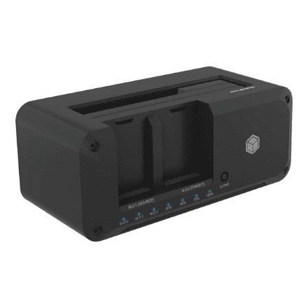 Raidsonic Cloning Station for SATA & M.2 HDDs/SSDs | IB-2924MSCL-C31 – nuotrauka 1