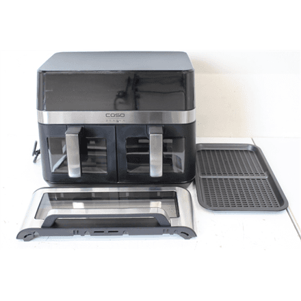SALE OUT. Caso 03186 Air Fryer Duo Chef, Total capacity 14L, 2200W, Black · Caso Air Fryer · DuoChef – image 1
