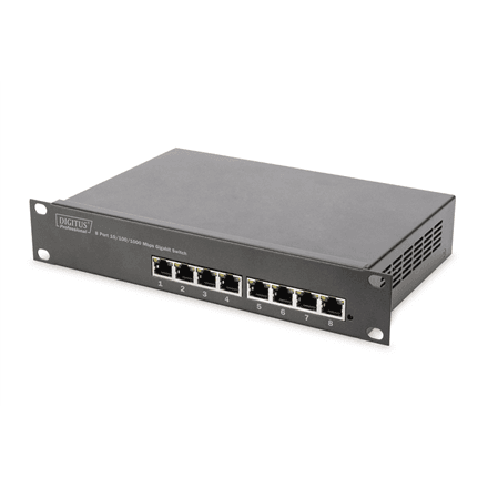 Digitus 8-port Gigabit Ethernet Switch – nuotrauka 1
