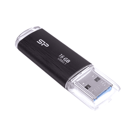 Silicon Power | Blaze B02 | 16 GB | USB Type-A | Black – nuotrauka 1