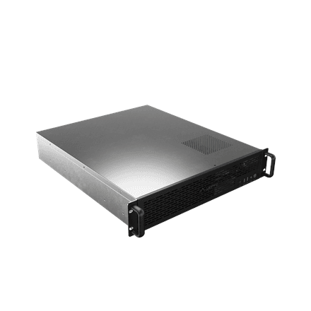 Lanberg Rackmount Server Chassis ATX 520/12 19"/2U | SC01-5202-12B | Black – nuotrauka 1