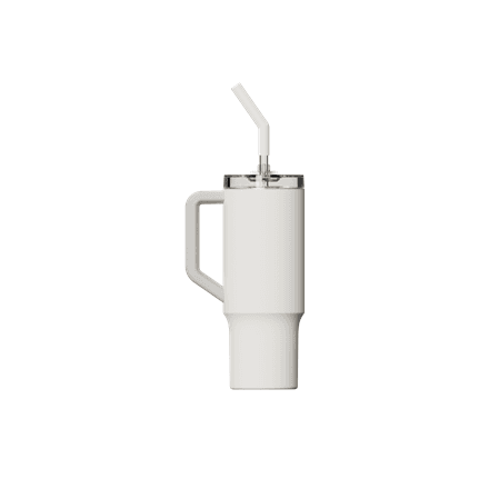 Xiaomi | Straw Mug | Capacity 1 L | Material Stainless steel | White – nuotrauka 1