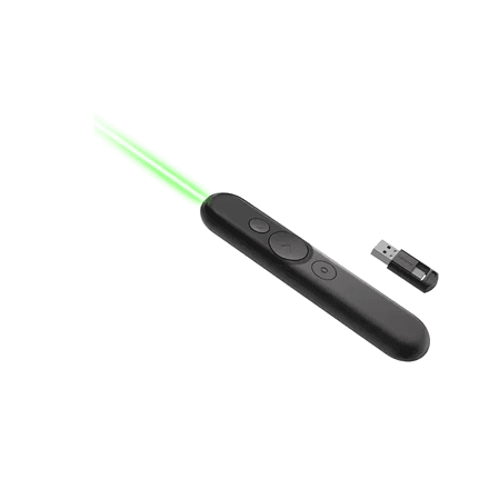 Lenovo | Laser Rechargeable Presentation Remote | Black – nuotrauka 1
