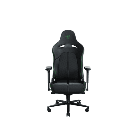 Razer Ergonomic Gaming Chair Enki EPU Synthetic Leather; Steel; Aluminium | Black/Green – image 1