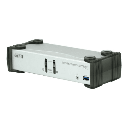 Aten CS1912 2-Port USB 3.0 DisplayPort KVMP™ Switch (Cables included) · Aten · 2-Port USB 3.0 DisplayPort KVMP Switch (Cables included) – nuotrauka 1